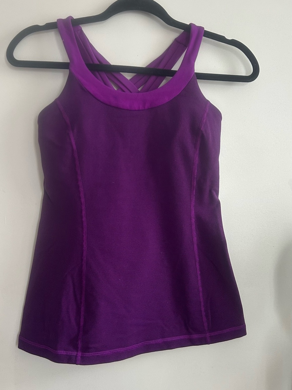 lululemon athletica Purple Strappy Tank Top